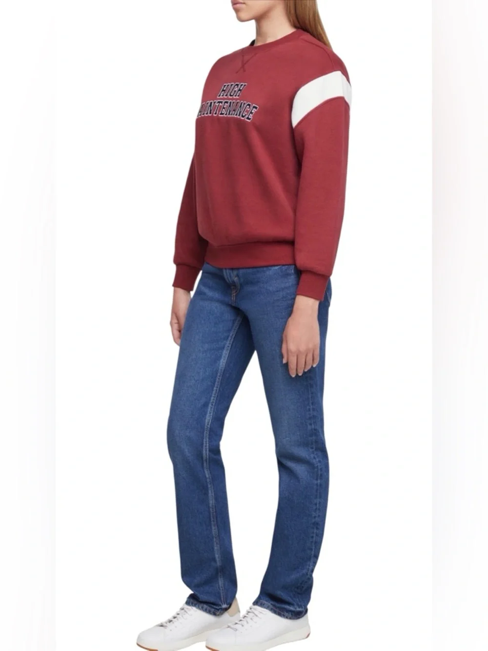 Wildfox High Maintenance Varsity Crewneck Sweatshirt - Picture 4 of 4